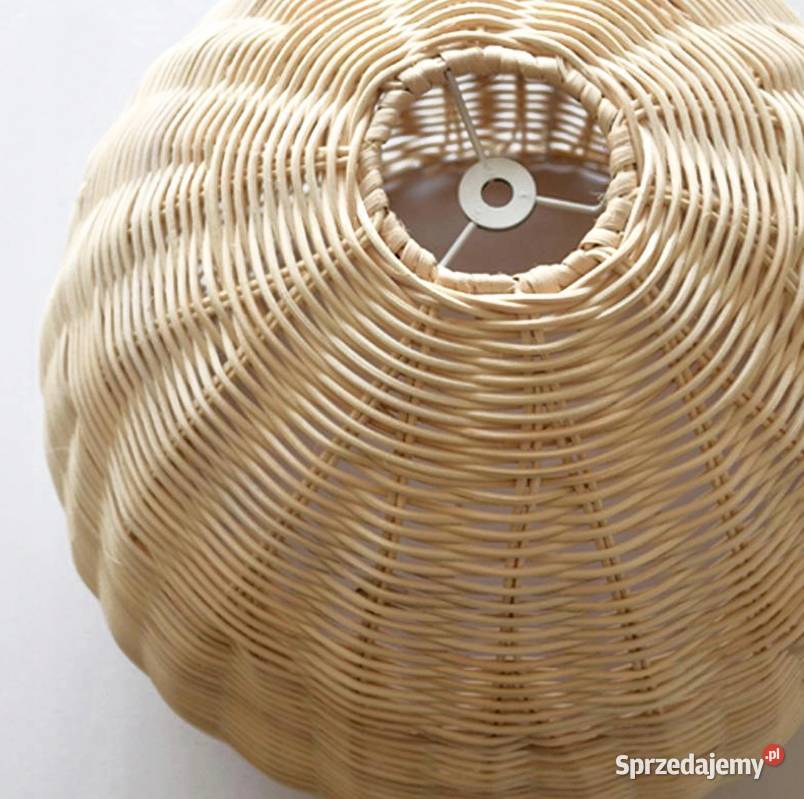 LAMPA WISZĄCA PLECIONA BAMBUS NATURAL BOHO Choroszcz
