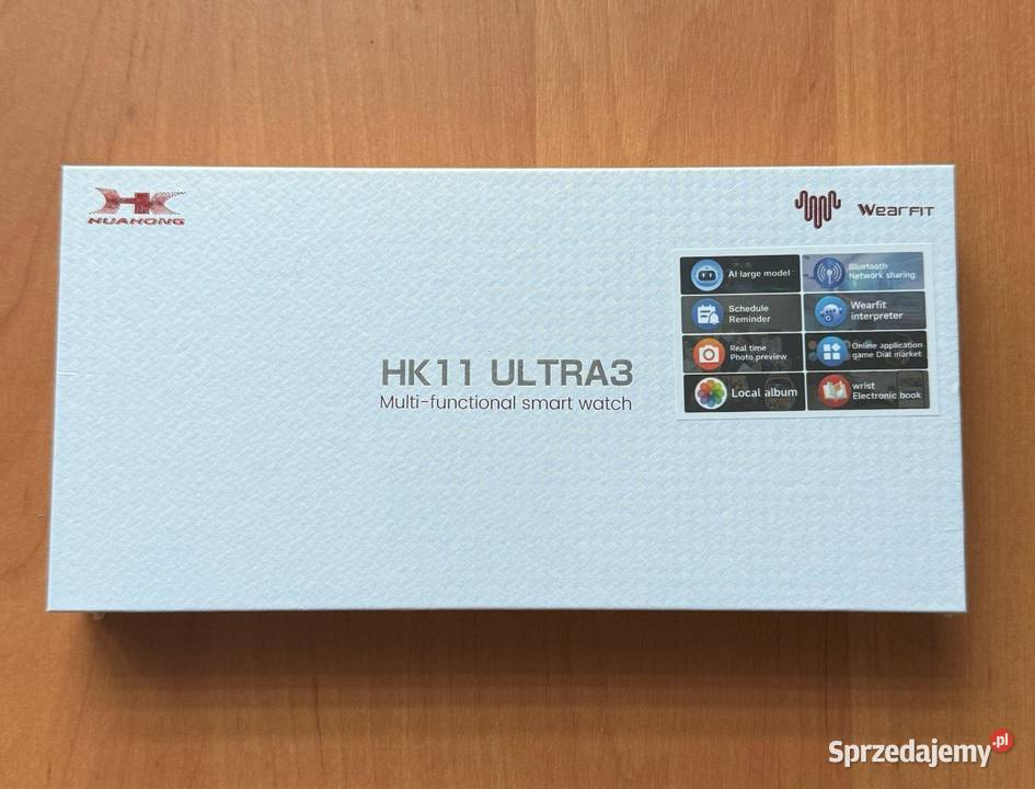 Smartwatch HK11 Ultra3 202 Amoled srebrny Białystok sprzedam