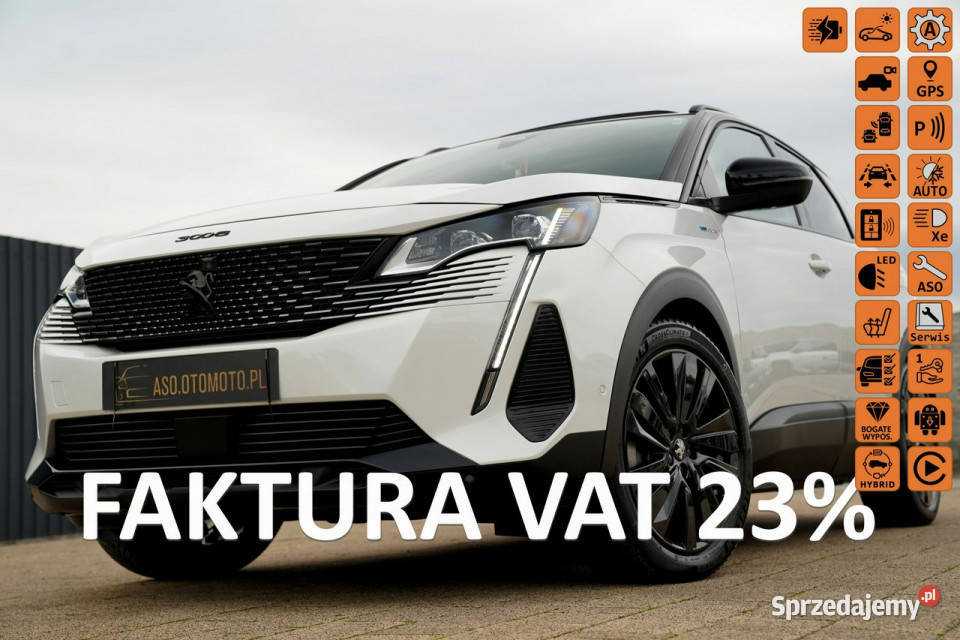 Peugeot 3008 GT ful led skóra masaze ACC kamery opolskie Otmuchów