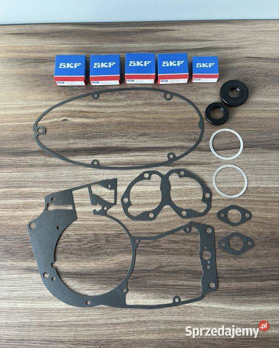 NOWY KOMPLET ŁOŻYSKA SKF USZCZELNIACZE USZCZELKI