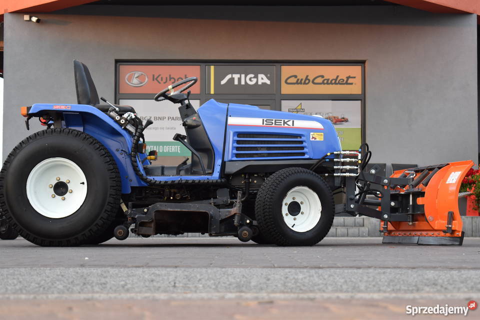 Traktor komunalny ISEKI TF330 30 hydro pług Kobiele Wielkie