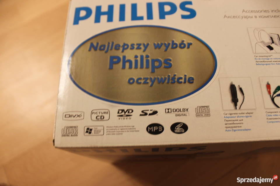 samochodowy przenośny odtwarzacz DVD Philips