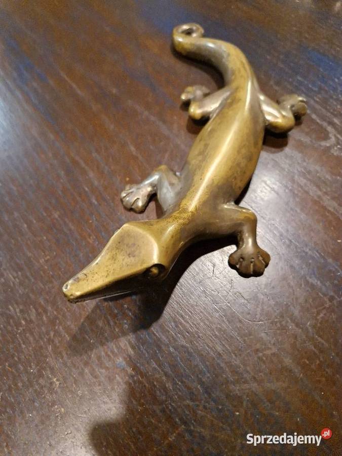 FIGURKA jaszczurki z metalu z Aghartastara Figurki i rzeźby Lublin sprzedam