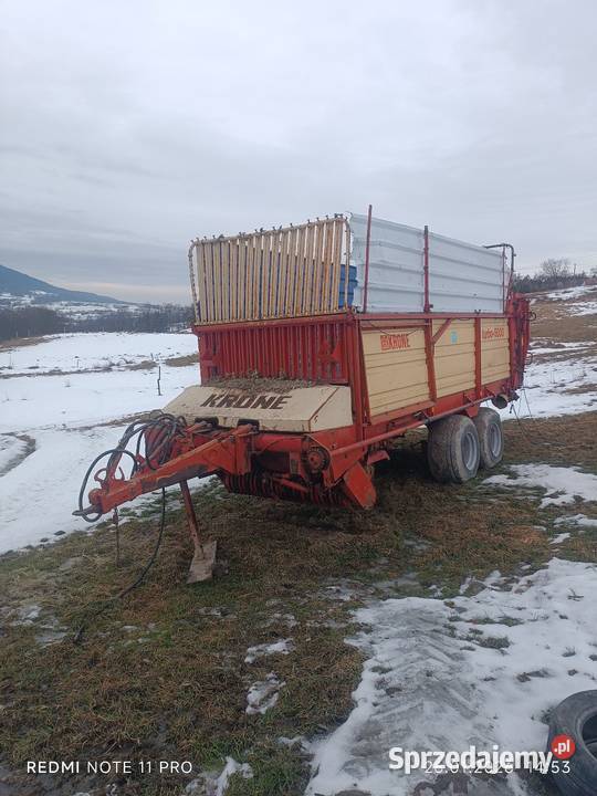 Przyczepa samozbierająca Krone turbo 5000 mocna Krone Limanowa sprzedam