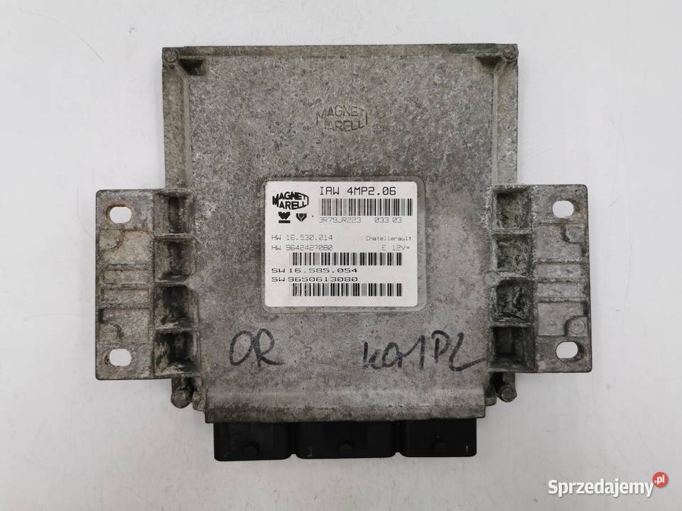 Sterownik Silnika Peugeot 807 20 16v 9650613080 mazowieckie Wyszków