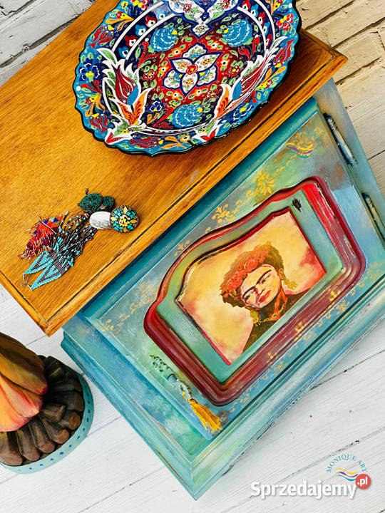 Kolorowa szafka z Fridą Kahlo szafka nocna 55cm Jelcz-Laskowice sprzedam