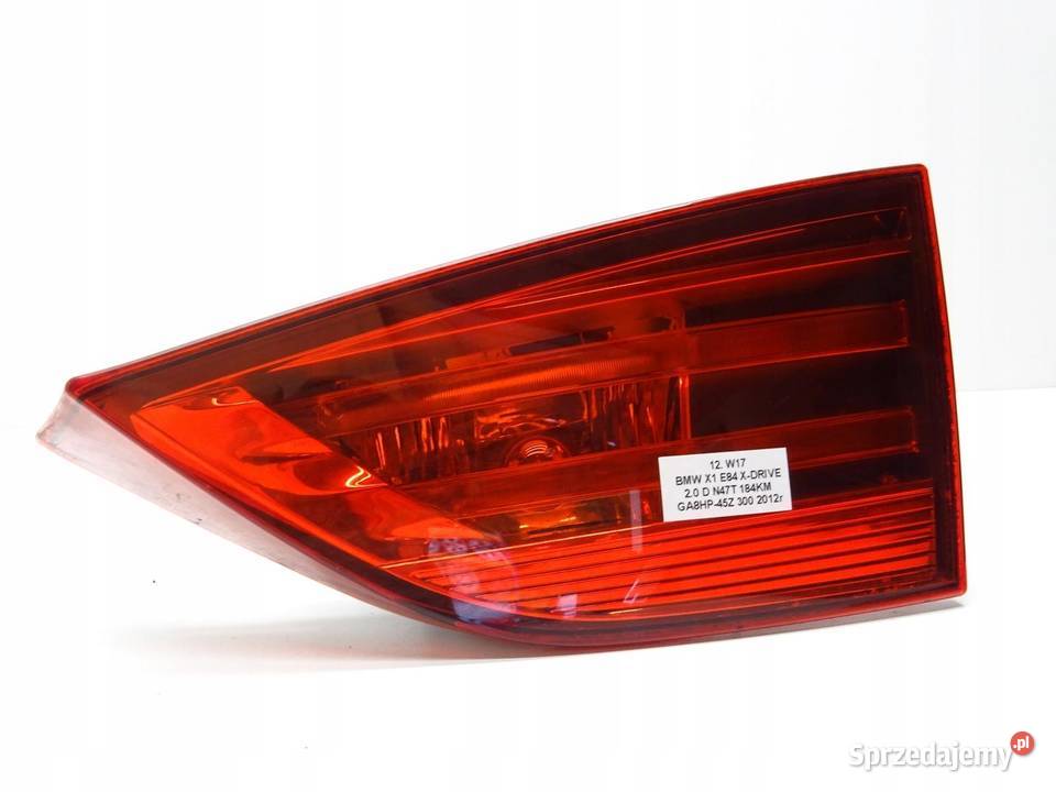 LAMPA PRAWA PRAWY TYŁ TYLNA W KLAPE BMW X1 E84 osobowe