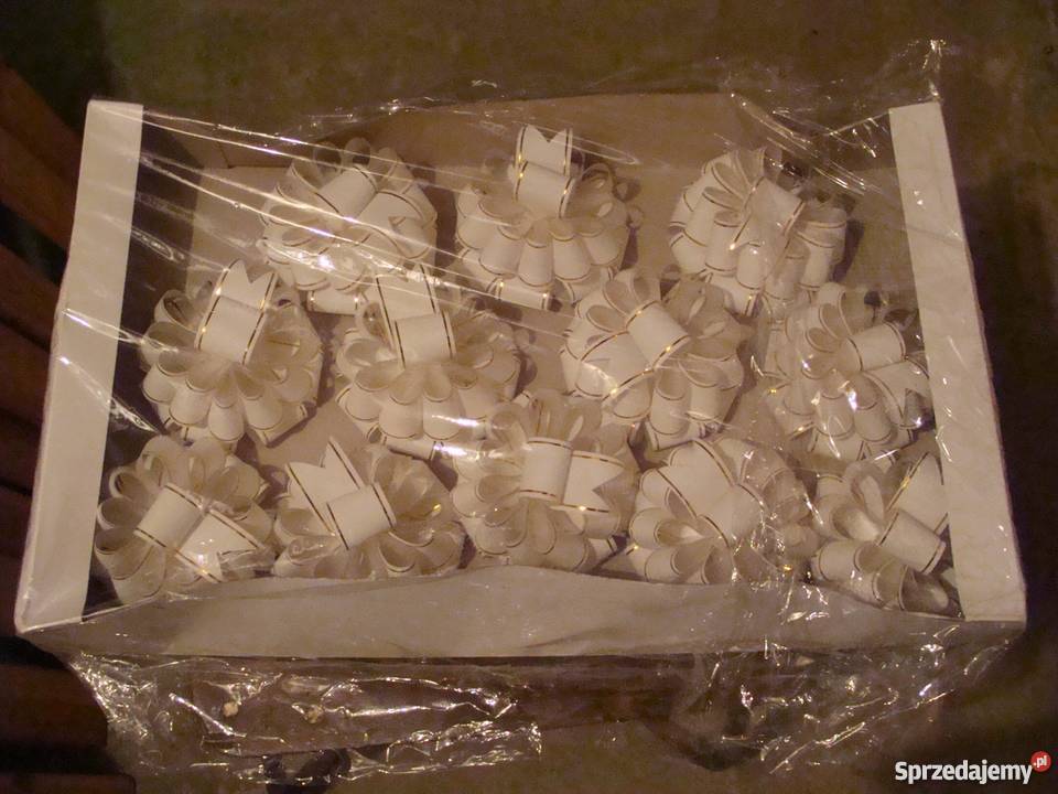 Rozetki kokardki do prezentów 2 zestawy inny kolor