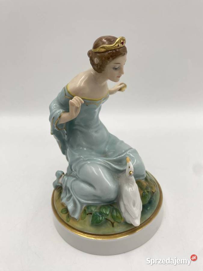 Porcelanowa figura Księżniczki z gęsią Rosenthal Porcelana i szkło Poznań