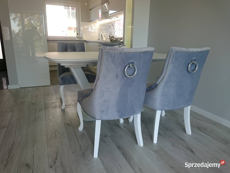 Krzesło z kołatką chesterfield hampton glamour Poznań sprzedam