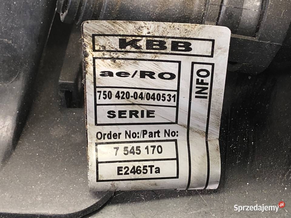 KOLEKTOR SSĄCY BMW E87 20 150 0313 podkarpackie