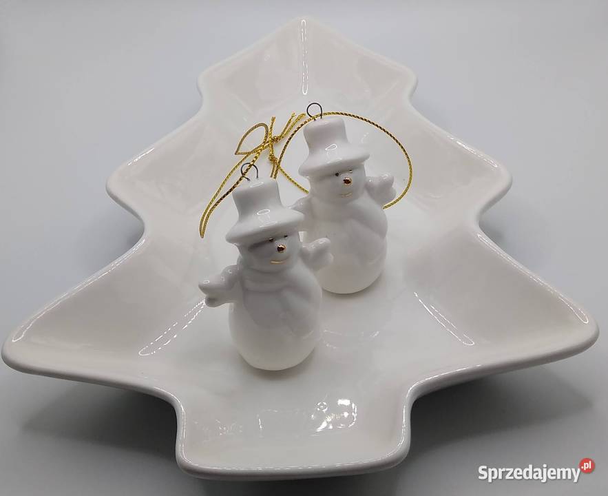 Bałwan Bałwanki Ceramika 2 sztuki Pozostałe Gdańsk sprzedam