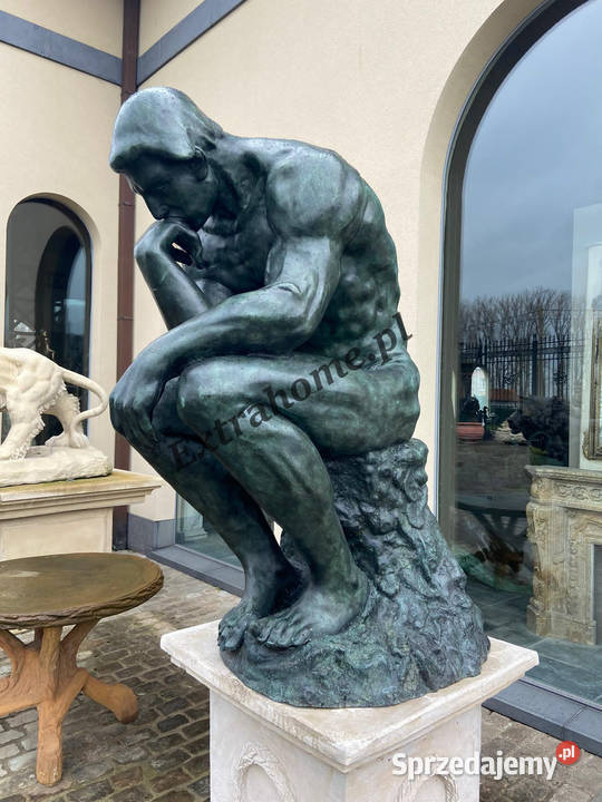 Myśliciel H185 Rzeźba figura z brązu najbardziej Ogród Wrocław sprzedam