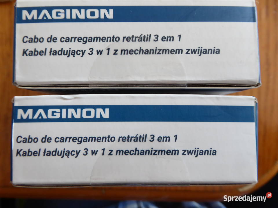 Nieużywany zwijany kabel ładujący 3w1 MAGINON Olsztyn