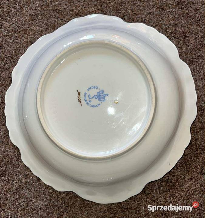 Paterka z dziurką Syg Oskar Schlegelmilsch Z Porcelana i szkło Gdańsk