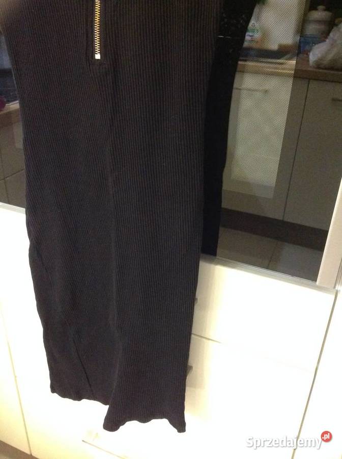 Czarna Sukienka Mini Damska SINSAY XS Prążek Spódnice i sukienki lubuskie sprzedam