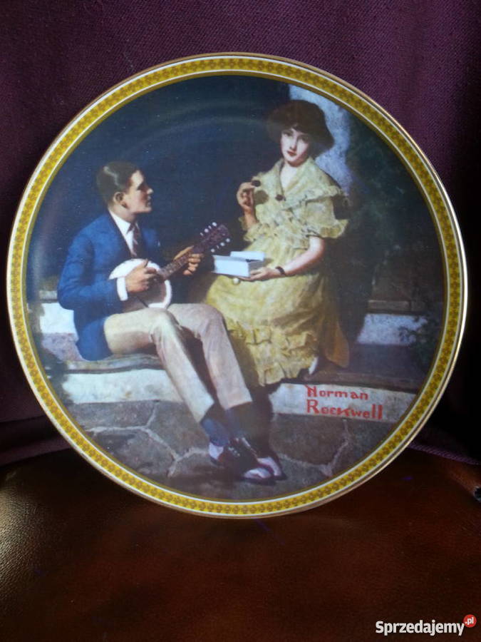 Talerz z limitowanej edycji Norman Rockwell Gdańsk sprzedam