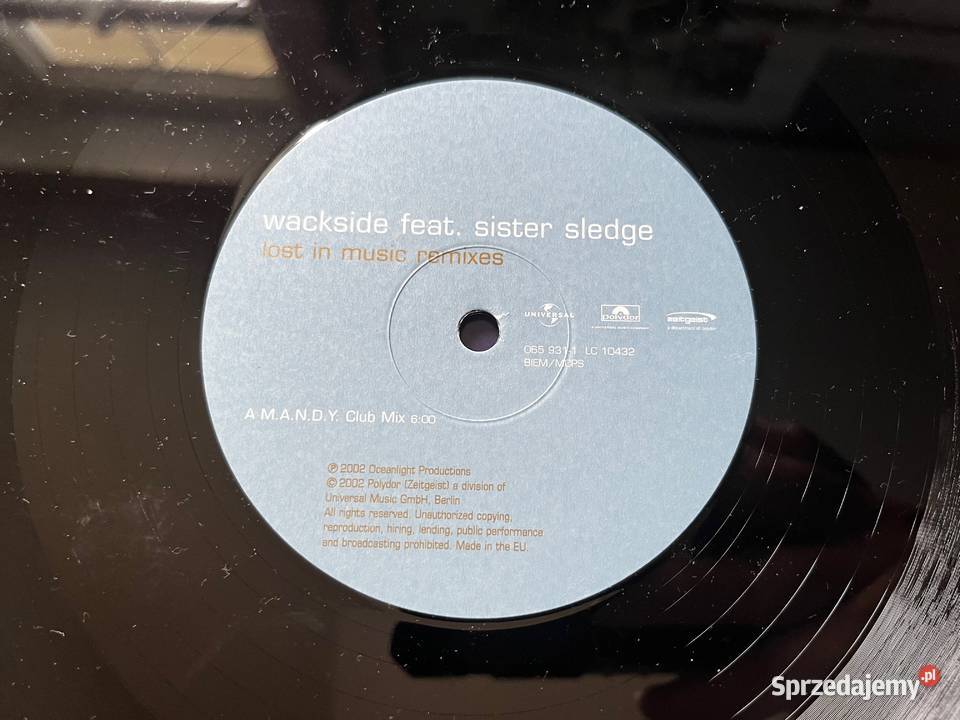 Wackside Feat Sister Sledge Lost In Music Błażejowice sprzedam