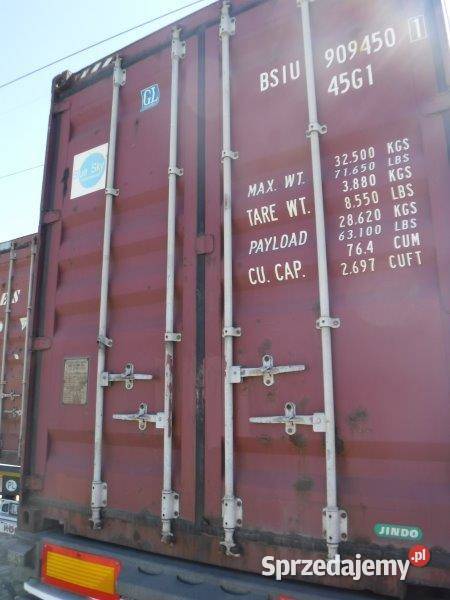 Kontener morski magazynowy 20 używany 6 m Gdańsk