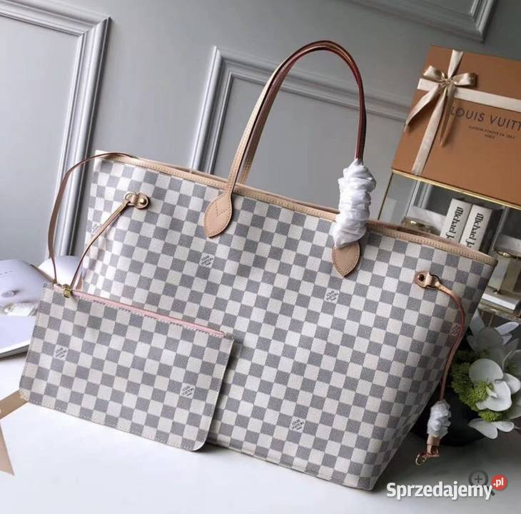 Torebka Louis Vuitton Neverfull GM Damier Azur Na ramię  Torby i torebki Rzeszów