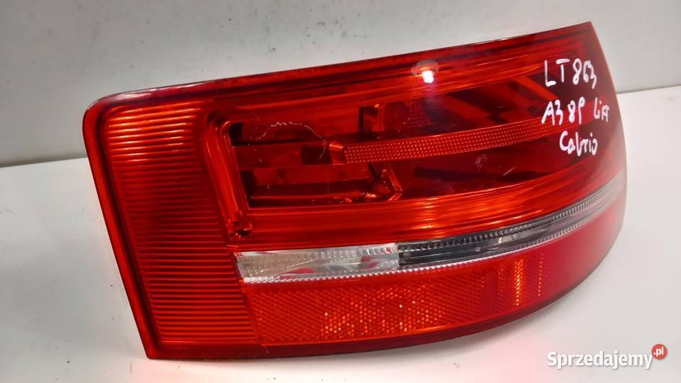 AUDI A3 8P LIFT CABRIO LAMPA TYŁ LEWA