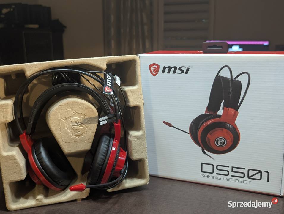 Słuchawki gamingowe MSI małopolskie Kraków sprzedam
