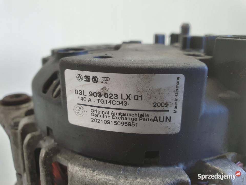 ALTERNATOR Seat Leon III 16 TDI 03L903023L lubelskie Chełm sprzedam