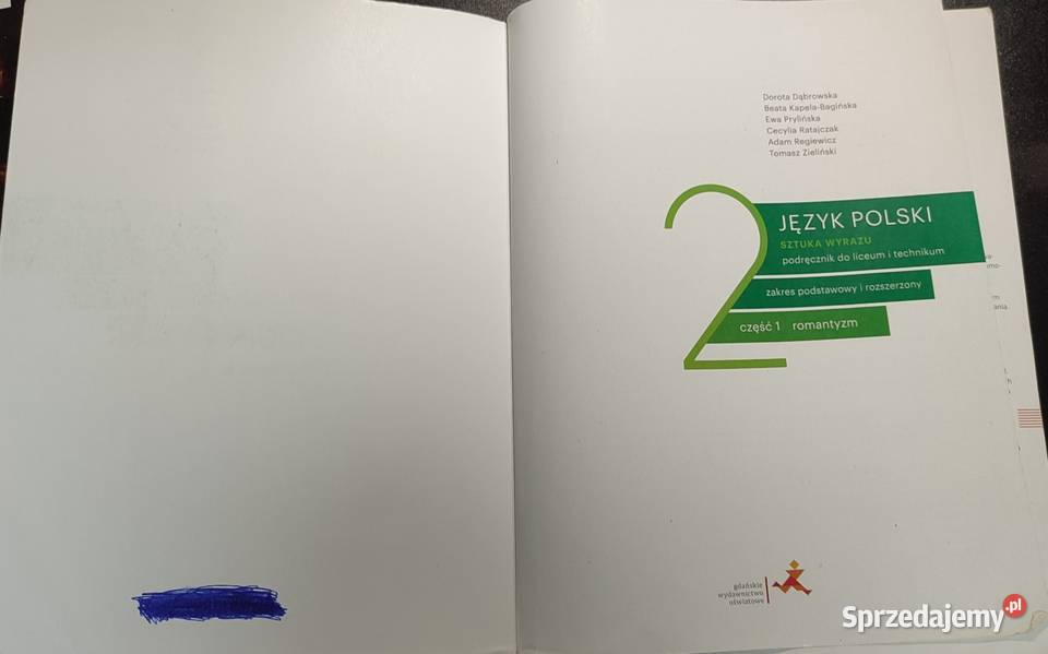 Język polski sztuka wyrazu 2 cz1 ISBN 9788381183932 Lubin