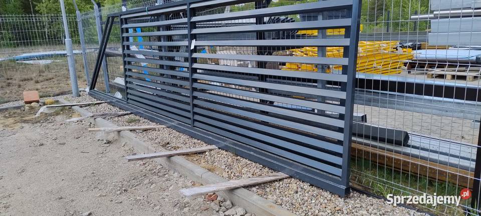 Brama przesuwna 150x400 Palisada Sulęcin