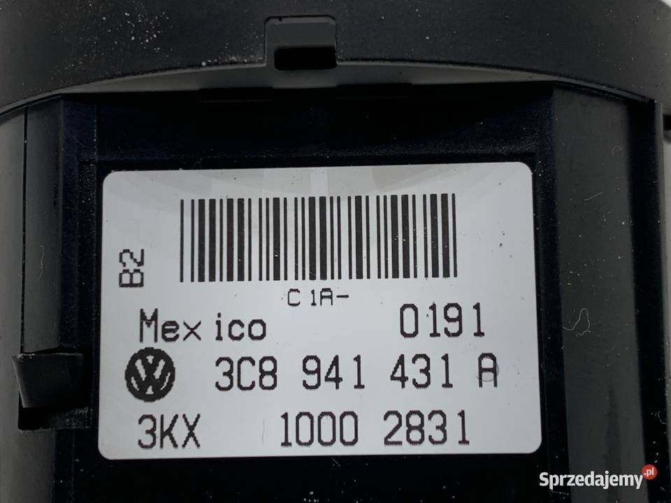 WŁĄCZNIK ŚWIATEŁ VW GOLF VI 3C8941431A 0914 sprzedam