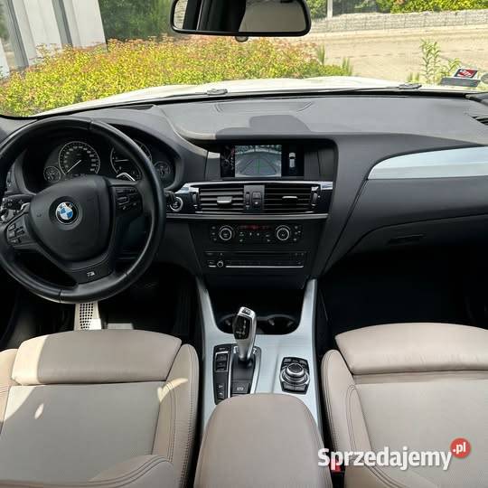 BMW X3 F25 xDrive20d M Pakiet HUD Jasna skóra 51 CD Poznań