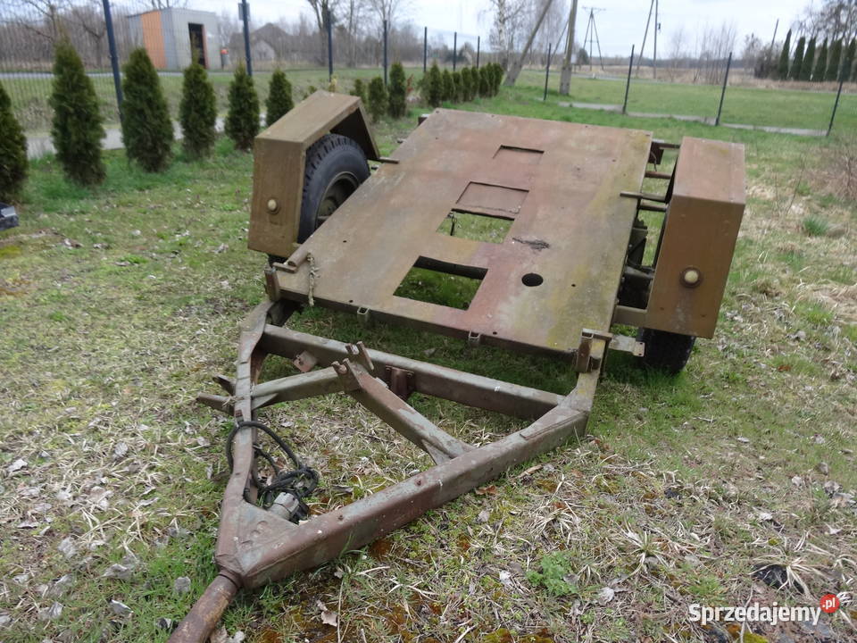 przyczepa jednoosiowa nieuszkodzony Niemodlin sprzedam