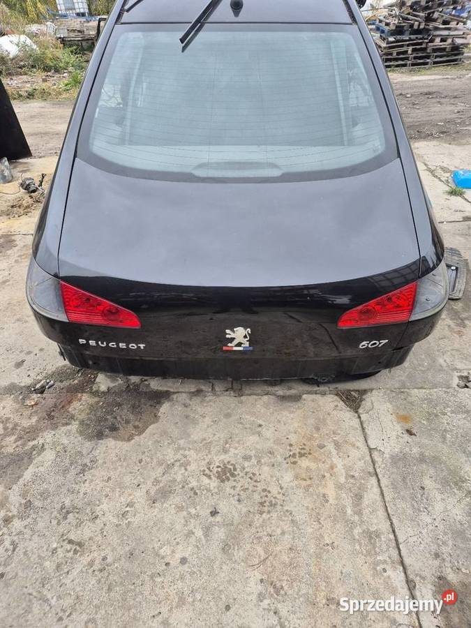 Klapa bagażnika Peugeot 607 mazowieckie Błonie