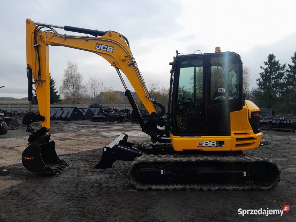 JCB 86C2 KOPARKA 8 TON CAT KUBOTA VOLVO YANMAR Dodatkowy osprzęt Maszyny budowlane sprzedam