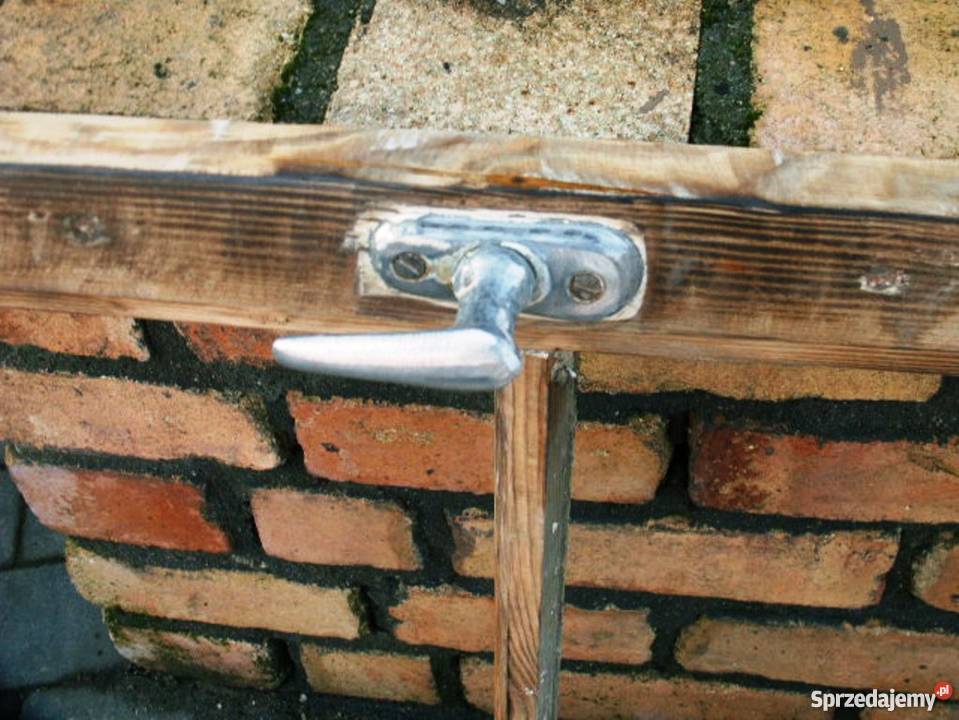 Stare okno rama lustro obraz rama okienna 109x59 Ełk