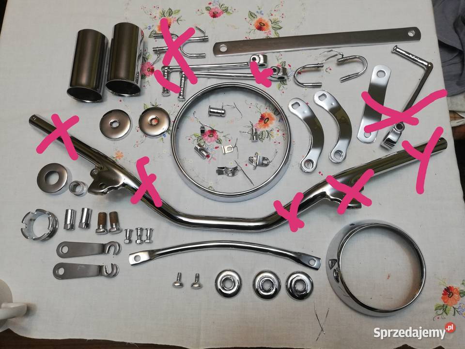 WSK wfm SHL Komar jawa mz Simson części zestaw wielkopolskie Dąbie