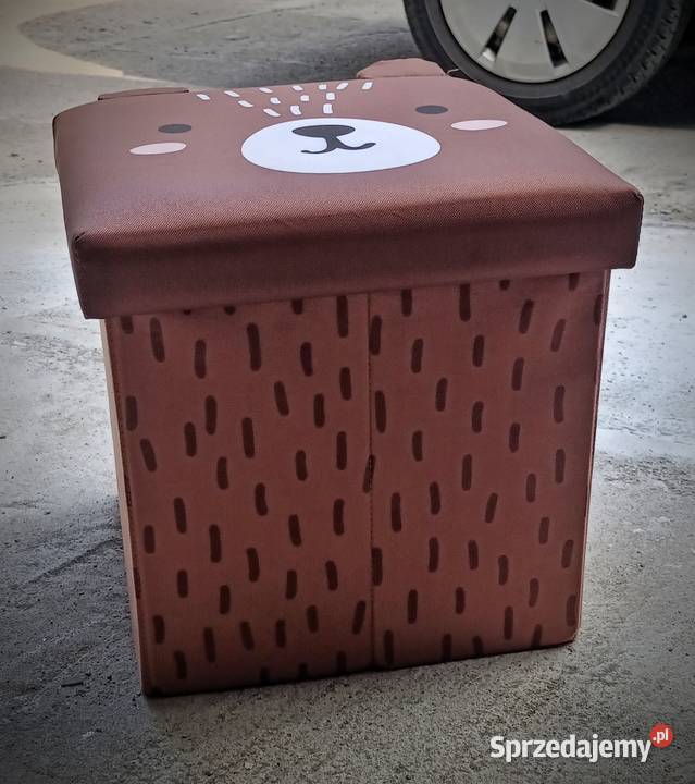 Pufa miś do pokoju dziecięcego ze schowkiem Gorzów Wielkopolski