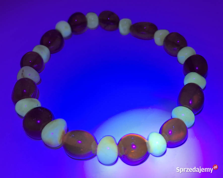 Bransoletka BURSZTYN bałtycki barok mleko Warszawa