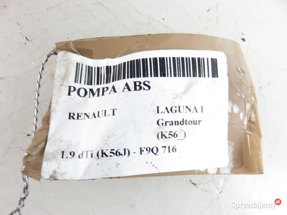 POMPA ABS RENAULT LAGUNA I 7700424520 Układ ABS i ESP małopolskie