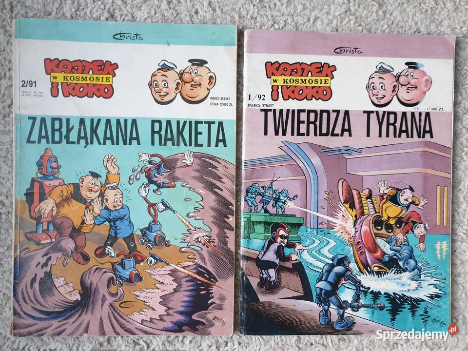 Kajtek i Koko w Kosmosie 2 albumy Janusz Christa Gdynia