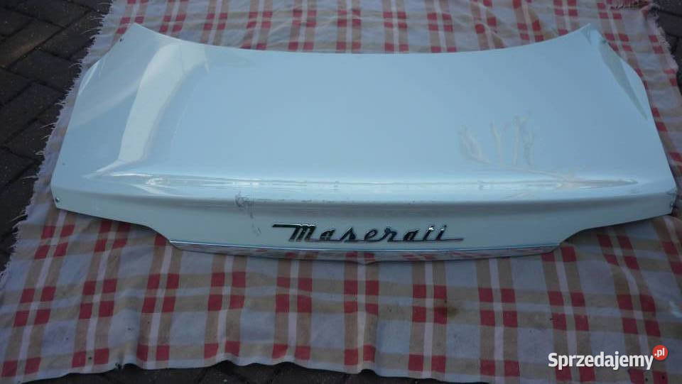 Klapa bagażnika Maserati M145 GT osobowe wielkopolskie Pobiedziska