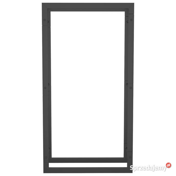 Stojak na drewno matowy czarny 50x28x94 stalowy mazowieckie Warszawa