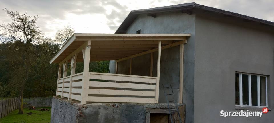Zadaszenie Wiata Taras 6x4m Każdy wymiar małopolskie Smolice