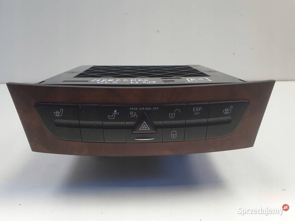 Mercedes CLS C219 W219 PANEL KONSOLI ŚRODKOWEK Rudka