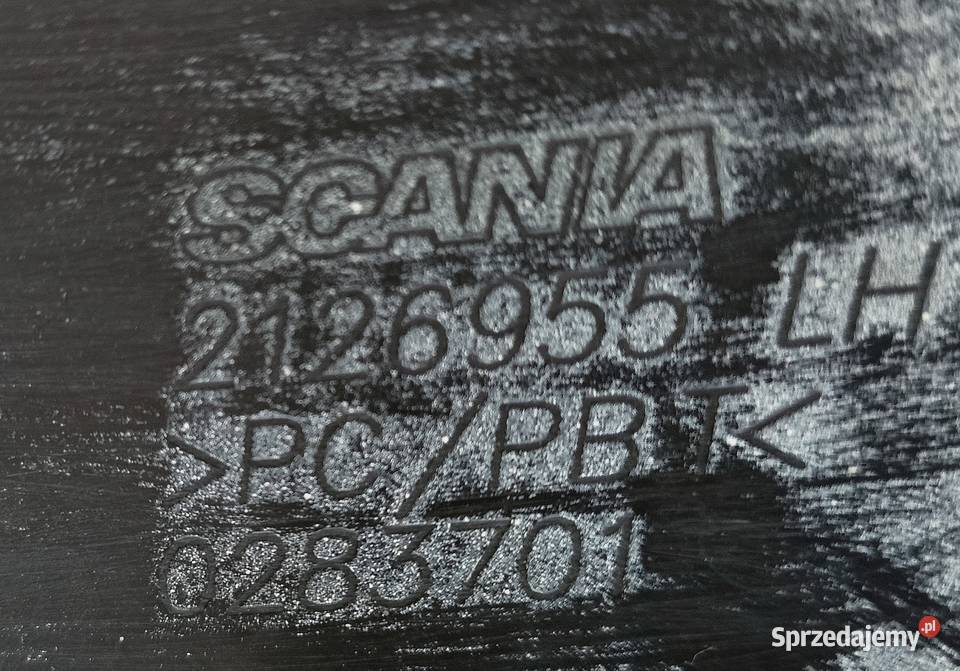 SCANIA R STREAMLINE LISTWA OWIEWKI NAROŻNIKA