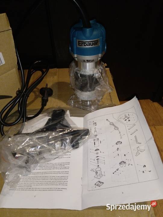 Frezarka górno wrzecionowa Erbauer jednoręczna Nowy Dwór Mazowiecki