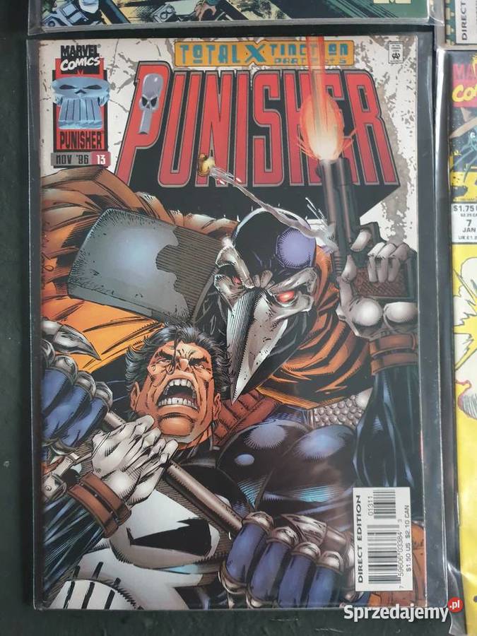 The Punisher 4 oryginalne komiksy Marvel USA pomorskie Gdynia
