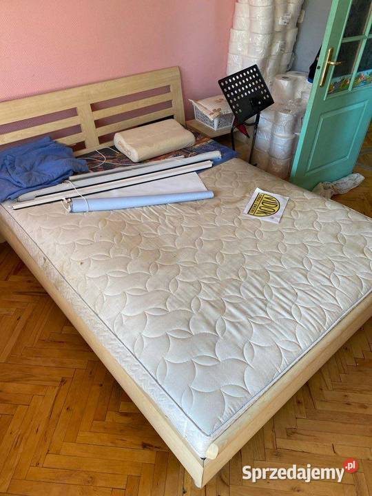 Łóżko z materacem i stelażem 160x200 160cm Dom i Ogród podkarpackie Przemyśl