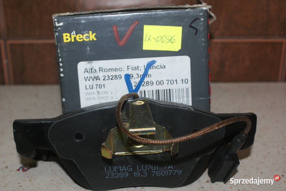 GDB1602 TRW KLOCKI HAMULC ALFA ROMEO 156 24JTD Białobrzegi