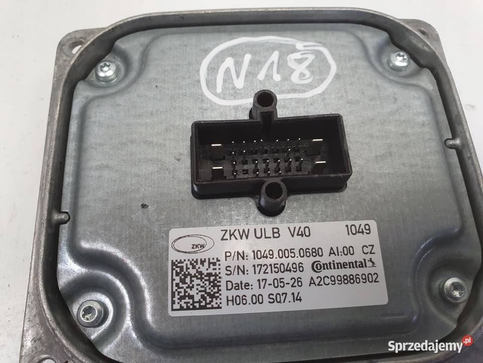 Volvo V40 II lift PRZETWORNICA LAMPY Moduł